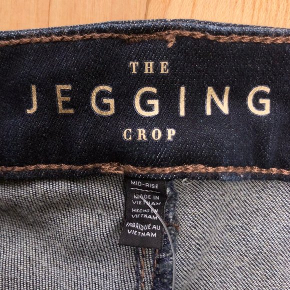 WHITE HOUSE BLACK MARKET THE JEGGNG CROP Women’s Stretch Jeans sz 2L NWT - Picture 9 of 11